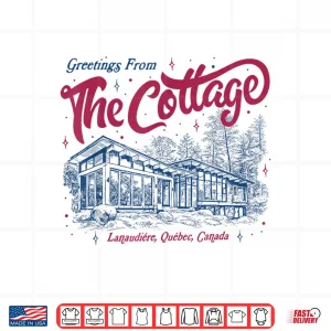 Design Vintage Greetings from The Cottage Shirt 1