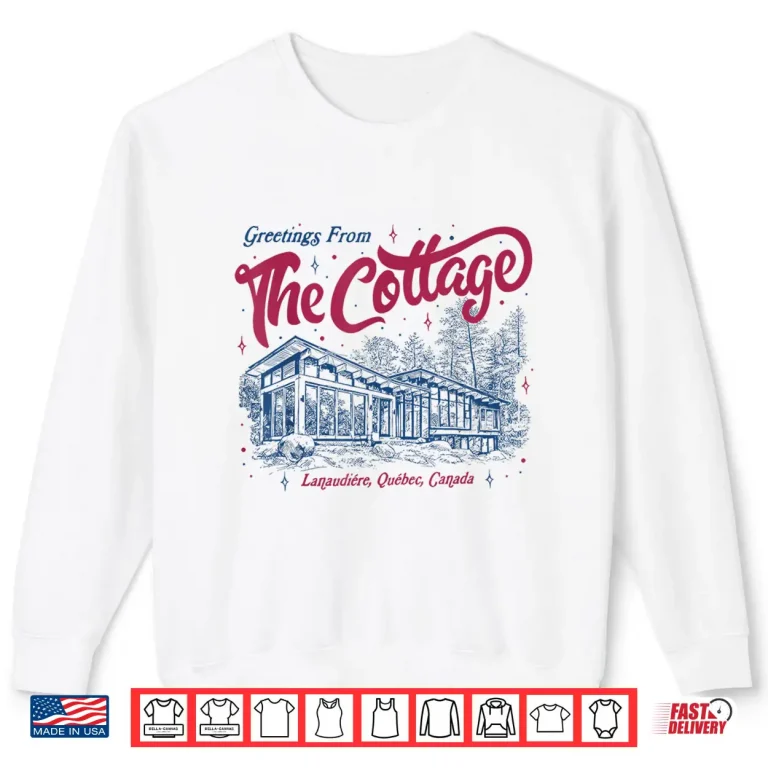 Vintage Greetings From The Cottage Shirt 2 Sweatshirt Vintage Greetings from The Cottage Shirt 1