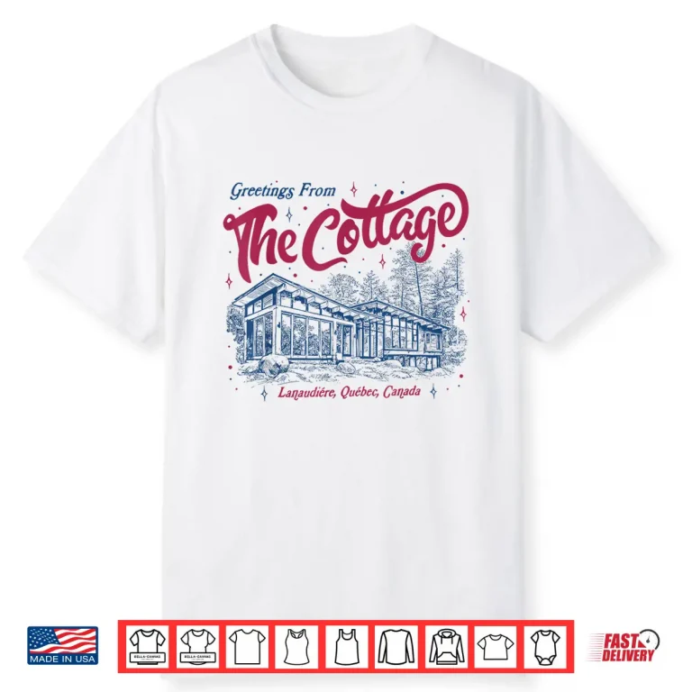 Vintage Greetings from The Cottage Shirt 1