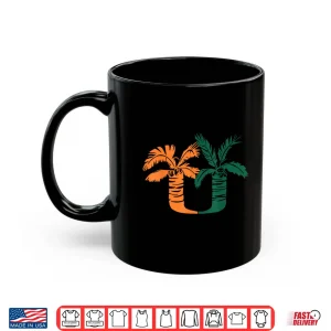 Mug Vintage Classic 90s Miami Palm Trees UM Shirt 1