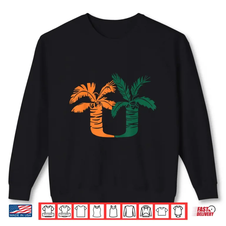 Vintage Classic 90'S Miami Palm Trees Um Shirt 2 Sweatshirt Vintage Classic 90s Miami Palm Trees UM Shirt 1