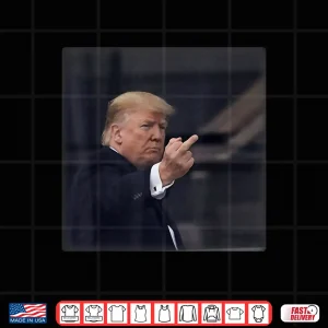 Design Trump Middle Finger 2026 Meme Funny Men Women Shirt 1