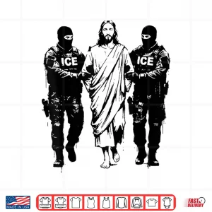 Design Resist ice Jesus Solidarity Immigrant Rights Art Shirt 1