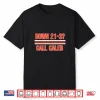 Down 21 3 Call Caleb Apparel For Men Women Kids Shirt