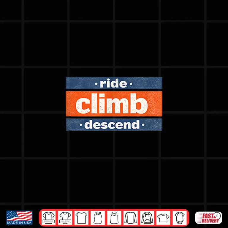Design Cycling Vintage Distressed Climbing Shirt 1