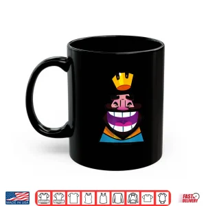 Mug Clash Royale Laughing King Emote Mobile Game Emoji Shirt 1