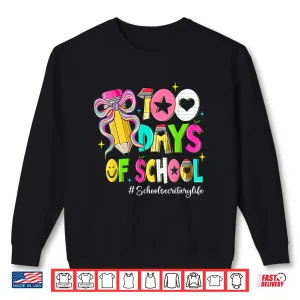 Sweatshirt Bow Pencil Cute Shirt 1