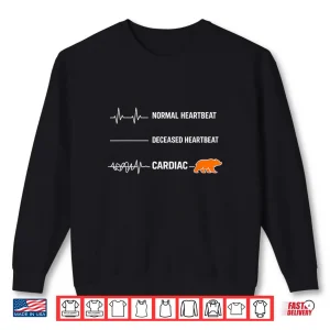 Sweatshirt Bear Heart Rate Cardiac Arrest Cardiology Normal Heartbeat Shirt 1