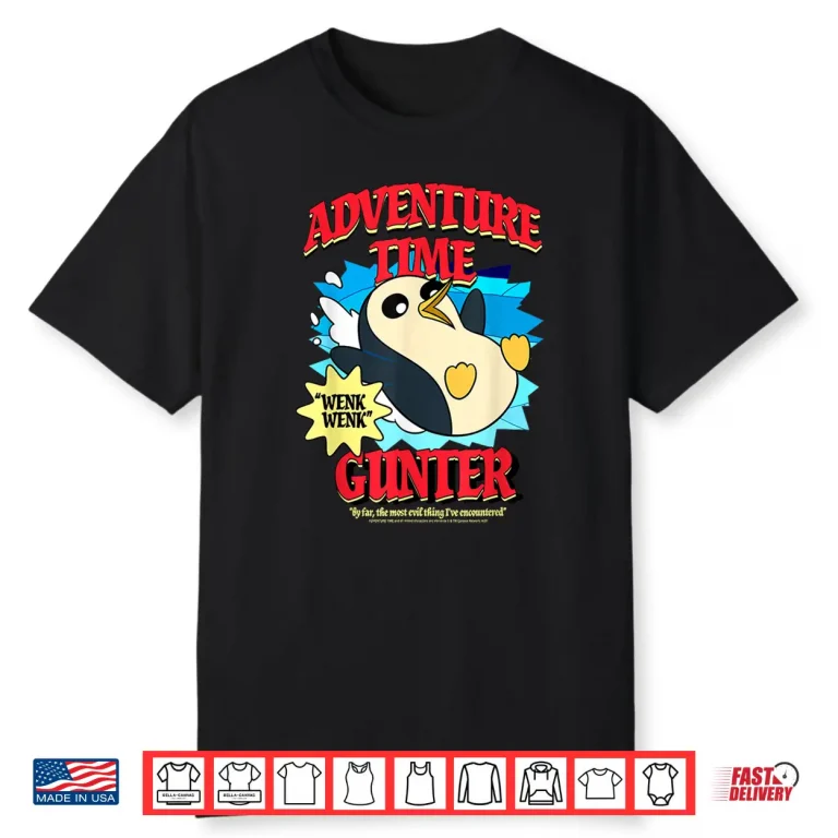 Adventure Time Penguin Gunter The Most Evil Funny Cartoon Shirt 1