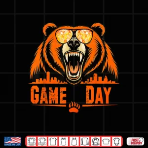 Design Retro Game Day Bear Tee for Men Women Kids Shirt