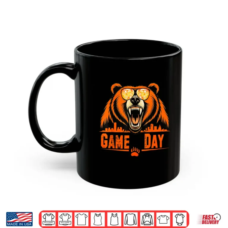 Retro Game Day Bear Tee For Men Women Kids Shirt 3 Mug Retro Game Day Bear Tee for Men Women Kids Shirt