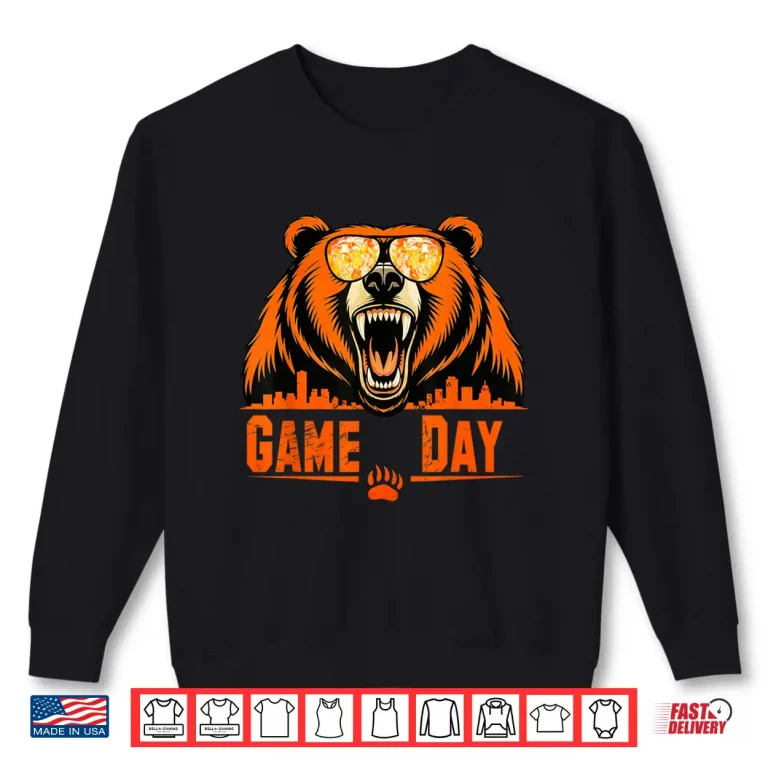 Retro Game Day Bear Tee For Men Women Kids Shirt 2 Sweatshirt Retro Game Day Bear Tee for Men Women Kids Shirt
