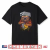 Retro Bear With Cheese Grater Hat And Sunglasses Vintage Shirt