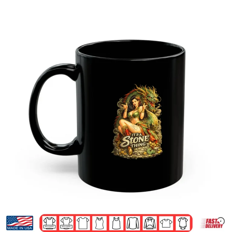 Mug Luci Dragon Lady Pinup Shirt