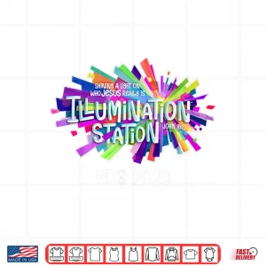 Design Illumination Station Shining A Light On Who Jesus Really is Shirt