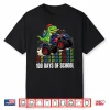 100 Days Of School Dinosaur 100 Days Smarter 100Th Day Kids Shirt