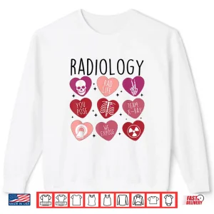 Sweatshirt Women Retro Radiology Tech Valentines Day X Ray Technician Shirt