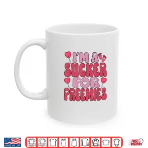 Mug Women NICU Nurse Valentines Day Retro Neonatal ICU Nurse Shirt