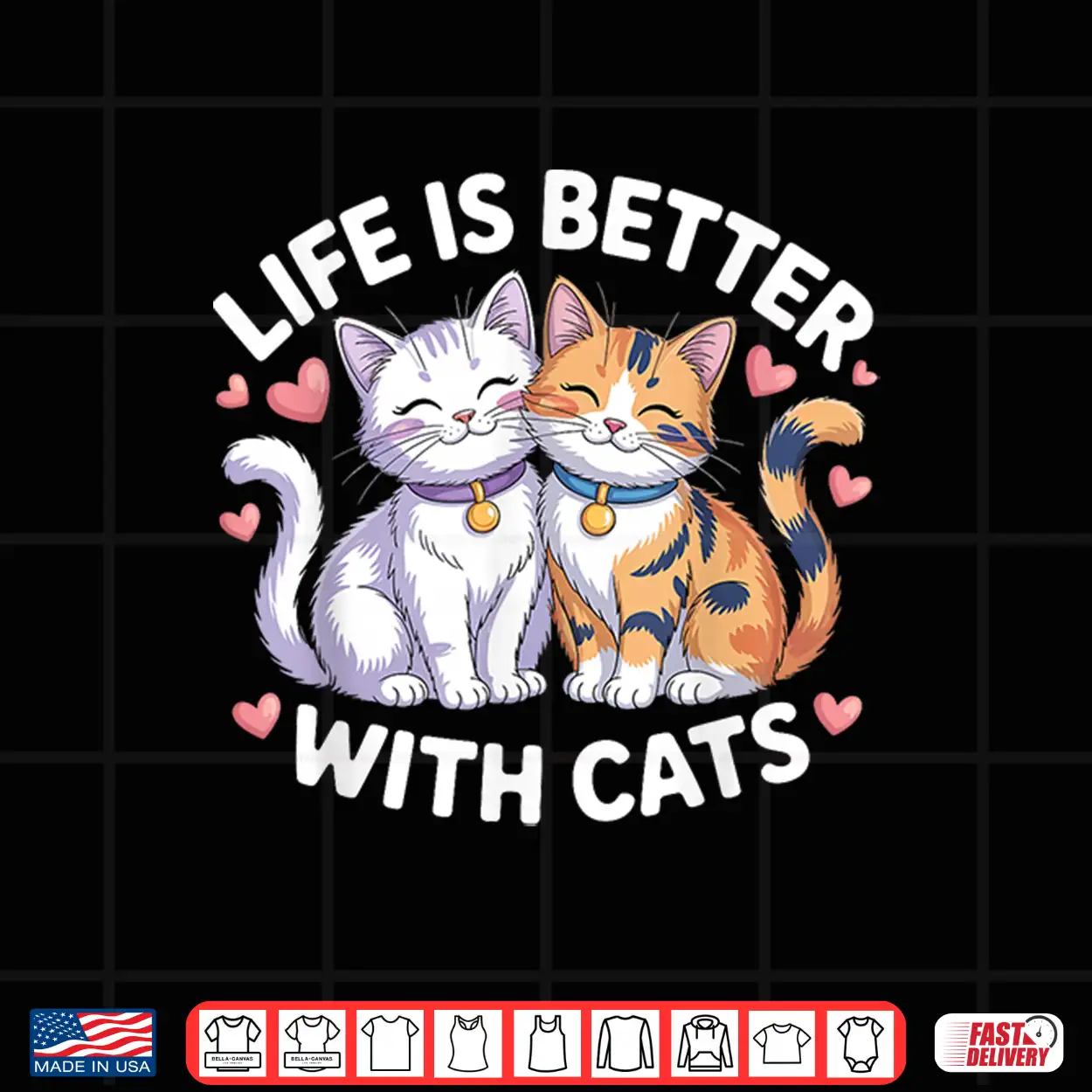 Valentine’s Cat Lover Life is Better with Cats Mother’s Day Shirt Valentine’s Cat Lover Life is Better with Cats Mother’s Day Shirt