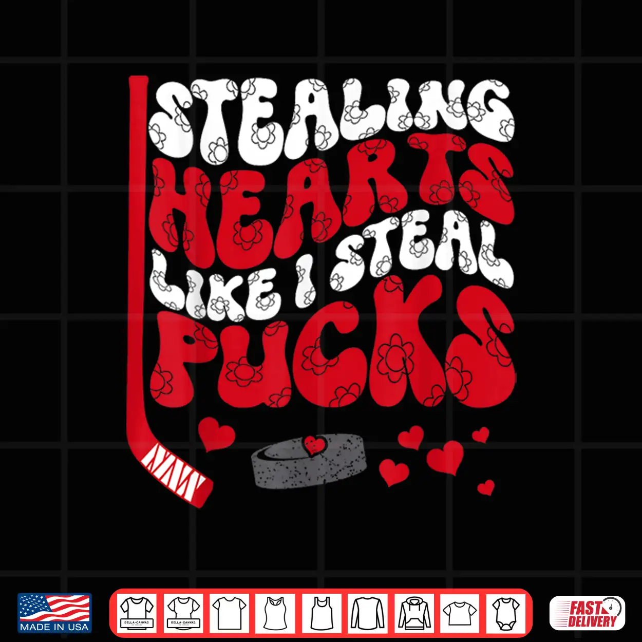 Stealing Hearts Like I Steal Pucks Valentine’s Day Hockey Shirt Stealing Hearts Like I Steal Pucks Valentine’s Day Hockey Shirt
