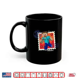 Mug Minecraft Valentines Day Explore Love Build Steve Arrows Shirt