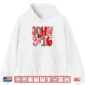 Hoodie John 3 16 Religious Valentines Day Christian Shirt