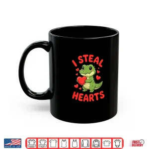 Mug I Steal Hearts Valentines Day Alligator Shirt