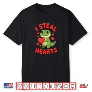 I Steal Hearts Valentine’s Day Alligator Shirt