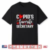 Cupid’s Favorite Secretary Cute Heart Valentine’s Day Shirt