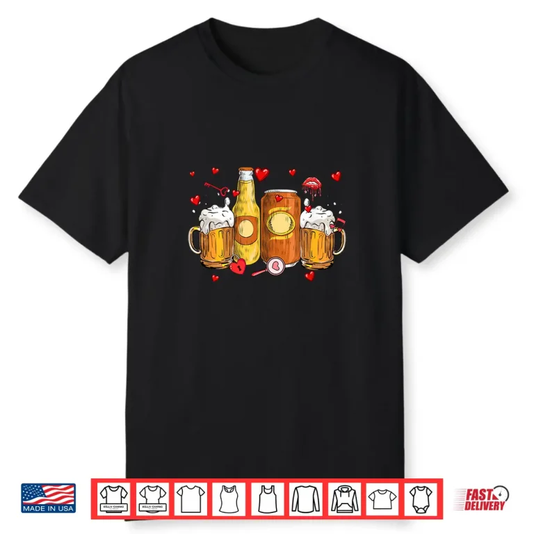 Beer Collection Valentines Day Matching Drinker Family Shirt