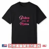 Womens Sisters Before Misters Feminism Cute Galentine’s Day Gift Shirt