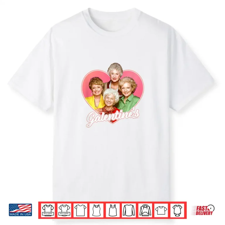 The Golden Girls Valentines Day Galentines Heart Shape Shirt