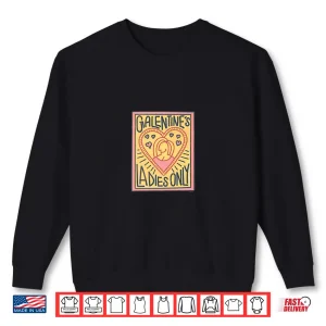 Sweatshirt Parks and Rec Galentines Day Ladies Only Premium Shirt