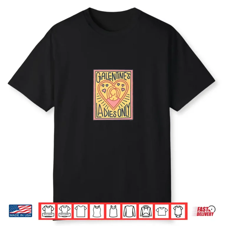 Parks and Rec Galentines Day Ladies Only Premium Shirt
