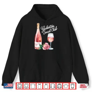 Hoodie Galentine Social Club Funny Galentines Day Party Long Sleeve Shirt