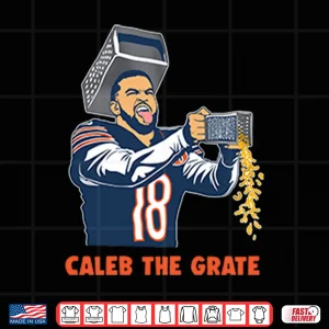 Design Chicago Football Caleb Cheese Grater Caleb The Grate Shirt