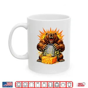 Mug Angry Bear Grating Cheese Grater Hater Shirt 6