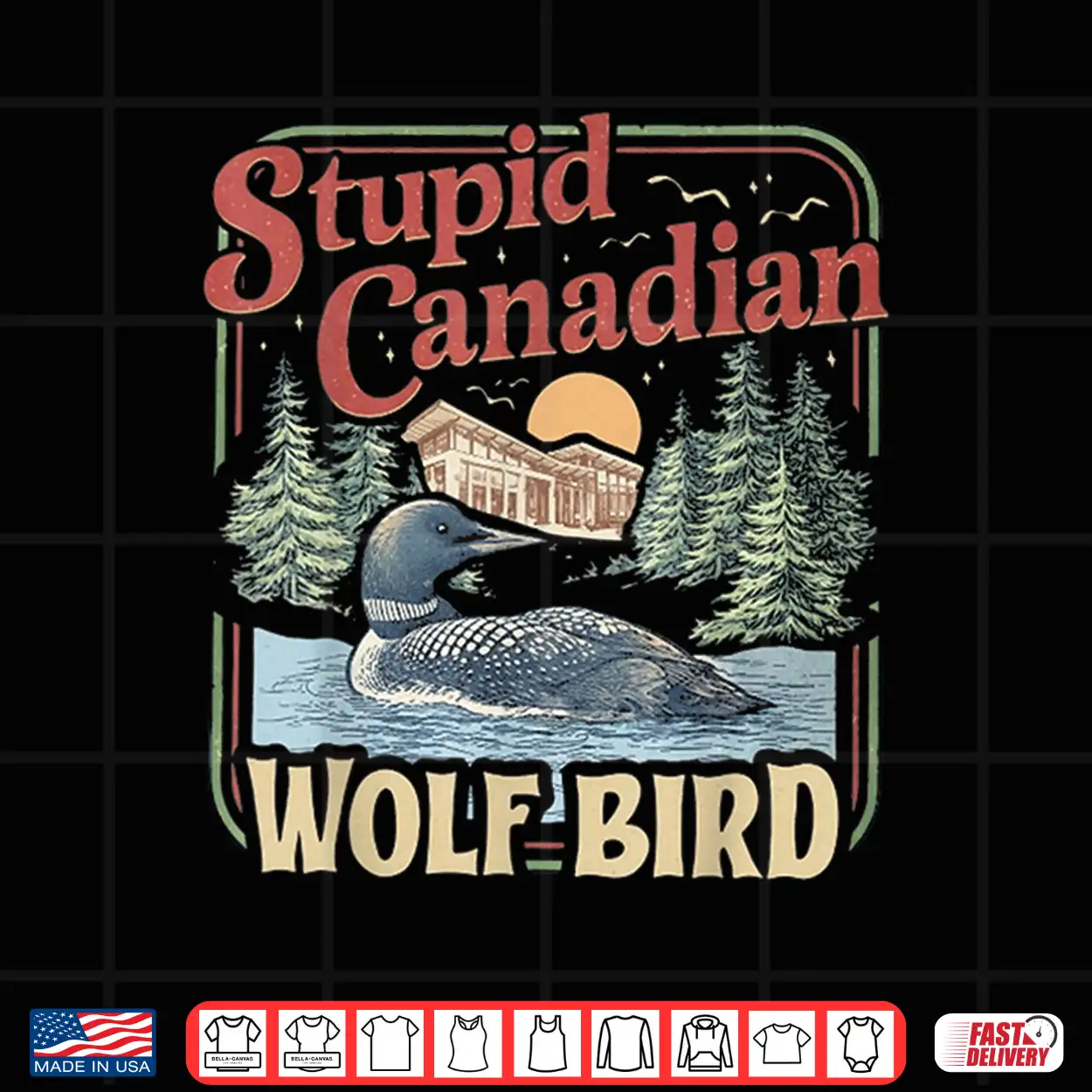 Stupid Canadian Wolf Bird Stupid Canadian Wolf Bird