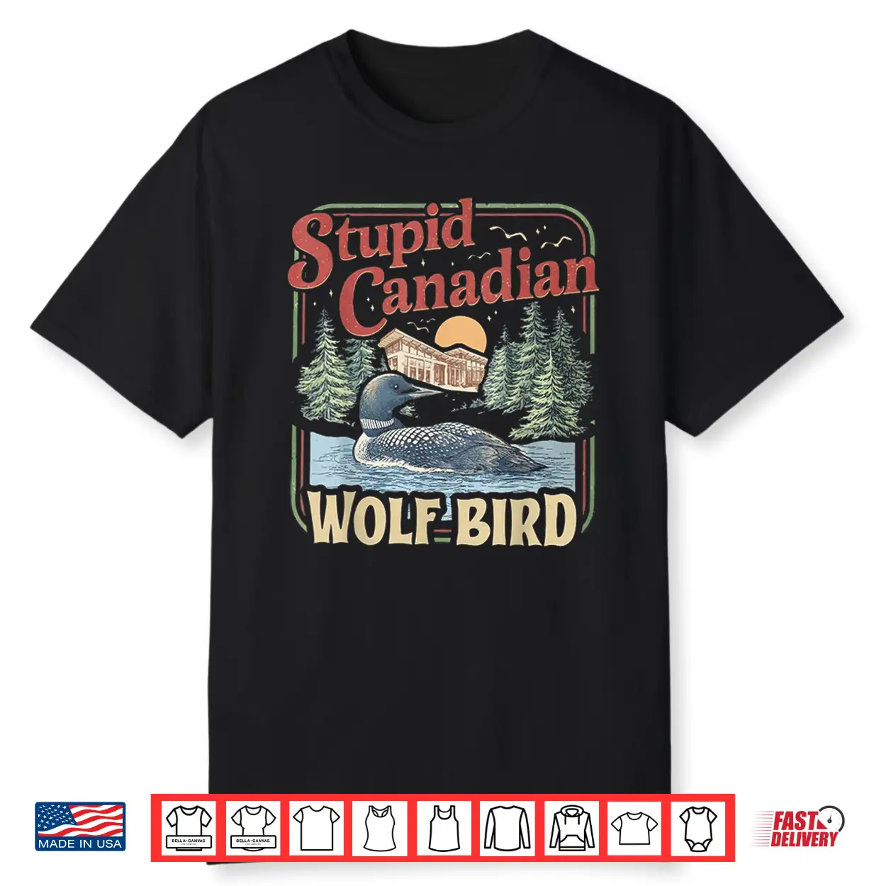 Stupid Canadian Wolf Bird Stupid Canadian Wolf Bird