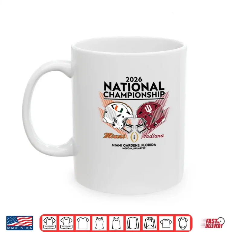 Mug Miami Vs Indiana CFP National Championship 2026 Shirt