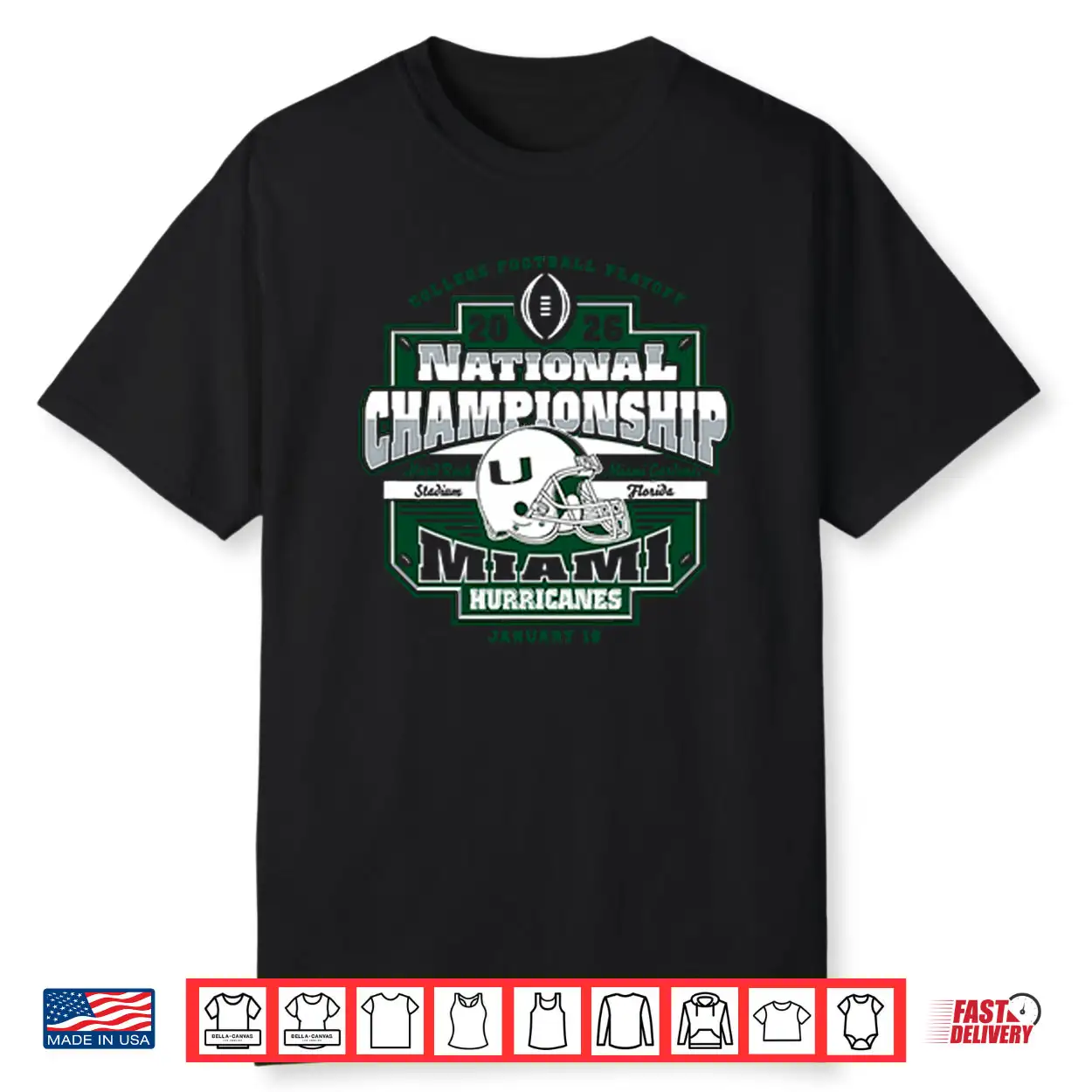Miami Hurricanes CFP National Championship 2026 Shirt Miami Hurricanes CFP National Championship 2026 Shirt