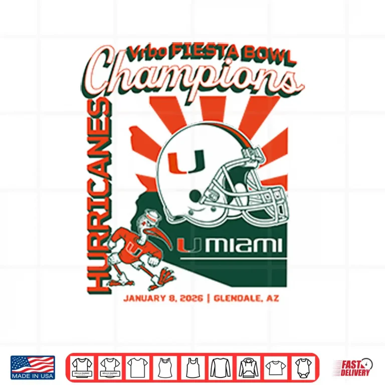 Miami Football Fiesta Bowl Champions Shirt 4 Design Miami Football Fiesta Bowl Champions Shirt