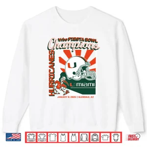 Sweatshirt Miami Football Fiesta Bowl Champions Shirt
