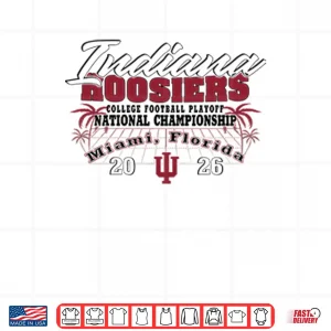 Indiana Hoosiers CFP National Championship 2026 Shirt 4 Design Indiana Hoosiers CFP National Championship 2026 Shirt