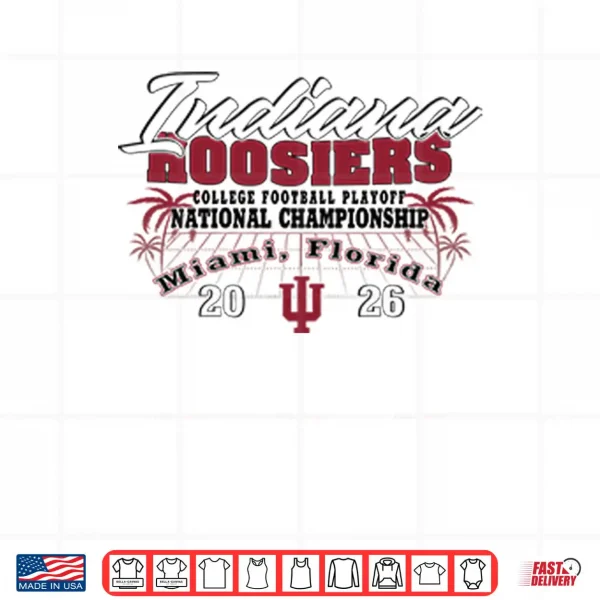 Indiana Hoosiers CFP National Championship 2026 Shirt 4 Design Indiana Hoosiers CFP National Championship 2026 Shirt