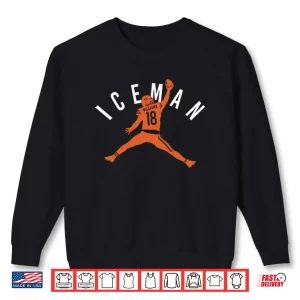 Sweatshirt Caleb Williams Iceman 18 Jumpman Shirt