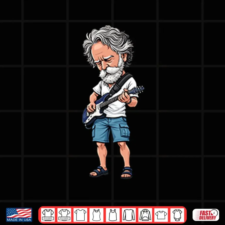 Bob Weir Guitar Illustration Shirt 4 Design Bob Weir Guitar Illustration Shirt