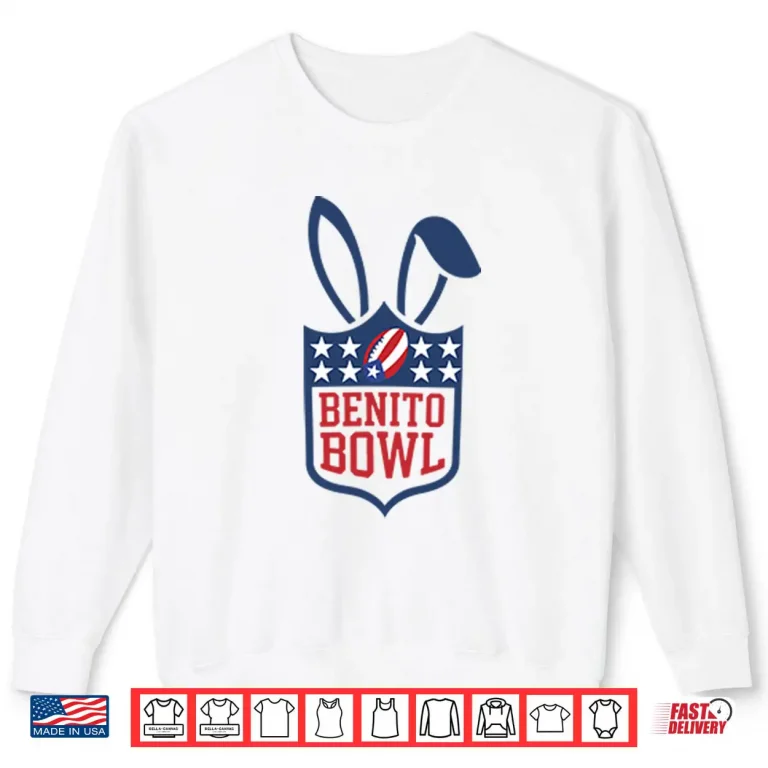 Benito Bowl Bad Bunny Football Shirt 1 Sweatshirt Benito Bowl Bad Bunny Football Shirt