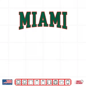 Design Miami Throwback Design Print Classic Shirt