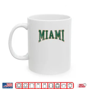 Miami Florida FL Vintage Athletic Sports Shirt 3 Mug Miami Florida FL Vintage Athletic Sports Shirt